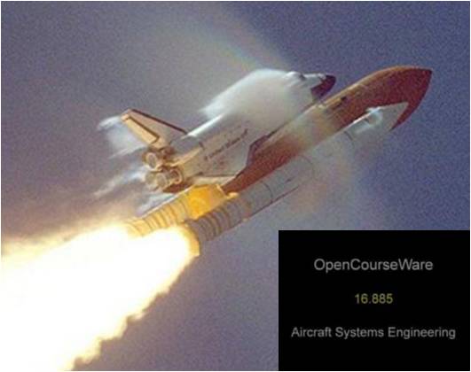 Image: 16.885J Aircraft Systems Engineering (Fall 2005, MIT OCW)